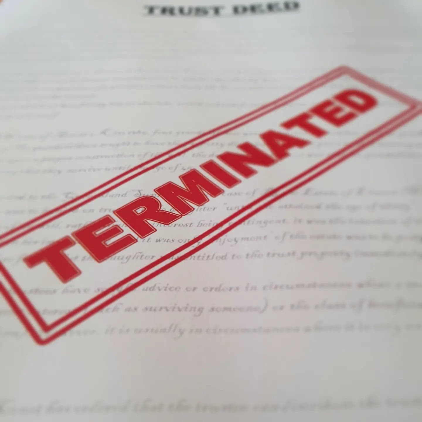 Terminating Trusts Miller Sockhill Lawyers
